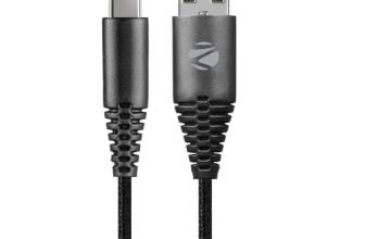Zebronics Type-C Fast Charging Cable, Upto 480 Mbps, 36W Rapid Charge, 3A Output, Charge & Sync Data Cable, 1 Meter Length, Tangle-Free Durable Design (CU300T)