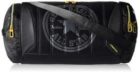 Gear Polyester 23cms Black and Yellow Travel Duffle (DUFPRO2000106)