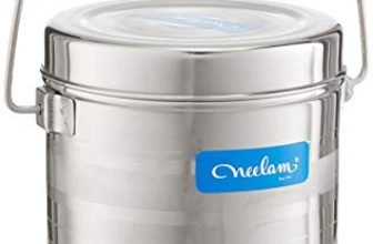 Neelam Stainless Steel 16 22G Diamond Milk Pot, 4600 ml, Silver