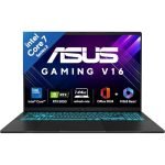 ASUS Gaming V16 (2025),Intel Core 7 240H (i7-14th Gen),RTX 5050-8GB,16GB RAM,512GB SSD,FHD+,16″,144Hz,Backlit Keyboard,Windows 11,M365*,Office 2024,Matte Black,1.95 Kg V3607VH-RP038WS,Gaming Laptop