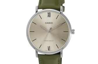 Casio Enticer Men Analog Green Dial Men MTP-VT01L-3BUDF (A2320)