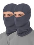Freecultr Full Face Helmet mask for Bikers Balaclava for Men 2 Charcoal Masks for Bike Riding, UV Protected Biker Accessories for man, Face Cover for Men & Women Helmet Head Cover Bamboo Balaclava