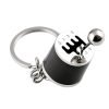 Keychain Carabiner Multi Tool with Bottle Opener and Cutter, Metal Clip with Dual Key Rings and Rotating Mechanism