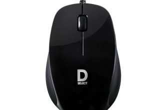 D SELECT Wired Mouse DS112-Black with USB Type C Connector, 1200DPi, Lightweight | Marketed by Dell