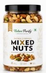 Nature Purify Premium Mix Dry Fruits 1kg | Almonds, Cashews, Kishmish, Apricot & Seeds Mix | Fresh Crunchy Nut & Fruit Combo Pack for Snacking & Gifting | Jar Pack Of 1
