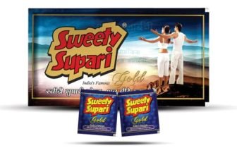 Sweety Supari Gold Meethi Supari | Strong Flavoured Betel Nut Mouth Freshener | Premium Sweet Supari | Pack of 35 Pouch (Pack Of 1)