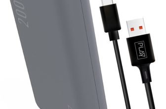 PLAY 20000 mAh 22.5 W Power Bank(Grey, Lithium Polymer, Fast Charging, Power Delivery 3.0, Quick Charge 3.0 for Laptop, Mobile)