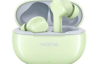 realme Buds T110 True Wireless in Ear Earbuds with 10mm Dynamic Bass Boost Driver, 38 Hours Playback, AI ENC, 88ms Low Latency & IPX5 Water Resistant (Country Green)