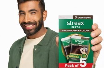 Streax Insta Shampoo Hair Colour Dark Brown for Women and Men, Pack of 5 | Dark Brown Hair Colour | 100% grey coverage in 5 minutes | Long lasting and easy to use