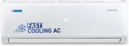 Blue Star 2025 Model 1.5 Ton 5 Star Split Inverter AC(IE518PNU, White)