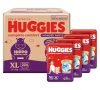 Huggies Complete Comfort Wonder Pants | Pant Style Baby Diapers Extra Large Size, 224 Count | India’s Fastest Absorbing diaper, Clinically Proven to Prevent Diaper Rash | Ideal for 12 to 17 Kgs (56 count, Pack of 4)