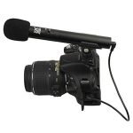 JJC SGM-185II DSLR/Video Mini Shotgun Auxiliary Unidirectional Microphone for Camera Camcorder with 3.5 Mm Mic Jack (Black)