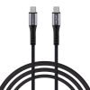 ZEBRONICS TT65S Type C – Type C Braided Cable, 65 Watts PD, Rapid Charging Cable, Charge & Sync, 1M, Compatible with iPhone 15 | Samsung | OnePlus | Xiaomi | Realme | Oppo (Black)