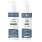 Rice Water Shampoo & Conditioner Combo | With Rice Protein, Corn Starch, Coconut & Tea Tree | For Men & Women | Repairs Dry & Damaged Hair | Sulfate & Paraben Free – (250 ml X 2)