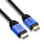 C&E High Speed Ultra HDMI Cable CL3 Rated (15 Feet/4.5 Meter) with Ethernet, Supports (4Kx2K@60HZ), Video 4K UHD 2160p, HD 1080p, 3D, Xbox PlayStation PS3 Audio Return, Latest Version Blue (2 Pack)