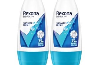 Rexona for Female Shower Fresh Underarm Roll On Deodorant + Antiperspirant With Glycerine, Removes Odour, Even Skin Tone,Keeps Skin Fresh & Clean, Alcohol Free, 50 Ml (Pack Of 2)