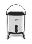 Milton Stellar 5 Thermosteel Water Jug, 4.6 Litres, Silver | Pu Insulated | Hot & Cold | Sturdy Base | Hygienic | Odour Free