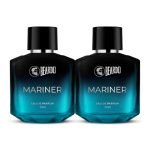 Beardo Mariner Edp For Men, (100Ml X 2) | Eau De Parfum|Long Lasting Perfume For Men | Body Spray For Men | Day Time Fragrance Body Spray | Fresh, Aqua Notes | Gift For Husband | Gift For Boyfriend