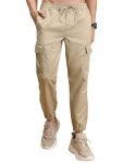 Highlander Men’s Low Rise Regular Pants (PHTR000014_Khaki_L)