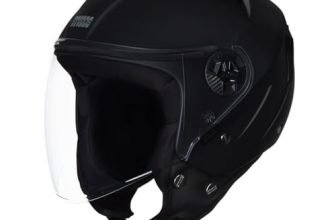 Studds Vogue Isi Certified Open Face Motorcycle Helmet For Men And Women With Clear Visor