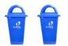 Cello Kleeno Plastic Garbage Manual-Lift Dustbin With Dome Lid 110 Ltr (Blue/Blue) Combo
