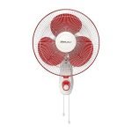 Bajaj Frore Neo 400 Mm Wall Mount Fan | Wall Fan For Kitchen & Home | Smooth Oscillation | 100% Copper Motor | High Air Delivery | 3-Speed Control | Rust Free | 2-Yrs Warranty 【Red】