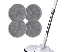 Agaro Regency Electric Spin Mop For Floor Cleaning, Mopping, Automatic Wet Mopper, Cordless, Adjustable Handle, Water Sprayer, Lightweight, For Wooden, Tiles & Hard Floors, Home, Kitchen & Office Use