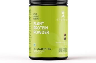 Ayuvana Plant Protein Powder Plant-Based Protein(1 kg, Belgian Chocolate)