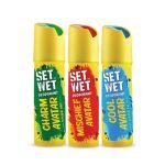 Set Wet Cool, Charm, Mischief Avatar Deodorant & Body Spray Perfume For Men, Pack Of 3,180Ml Each