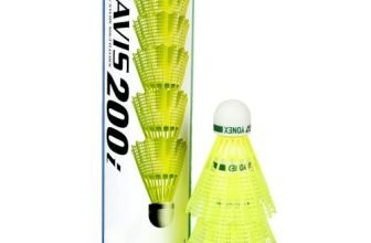 Yonex Mavis 200i Nylon Shuttle Cock, Pack of 6 (Yellow)
