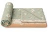 Homedy Super Premium Quilt Cover Double Bed with Zipper Blanket Cover/rajai Cover/Comforter Cover/Duvet Cover King Size Soft Cotton Breathable Skin Friendly Stuff 90×100 Inches, Color- Beige and Green