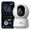 Qubo Smart Cam 360° 3Mp [2026 Edition] By Hero Group | Stqc Certified | Ai Person Detection | Intruder Alarm | Color Night Vision | Two-Way Talk | Records Directly On Cloud | No Sd Card Required