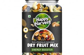 HAPPY HARVEST Premium Mix Dry Fruits 1kg| Mixed Nuts & Dried Fruits | Healthy Snack Mix | Rich in Protein, Fiber & Essential Nutrients | Natural Energy Booster | Ideal for Daily Snacking (1kg)