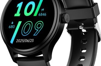 Boat Lunar Discovery Neo 1.39″ Hd Display, Metallic Finish, Bt Calling, Smart Watch Smartwatch(Active Black Strap, Free Size)