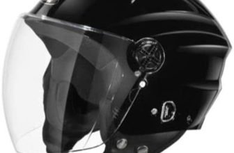 STUDDS RAY Super Open FACE Helmet Motorbike Helmet(Black)