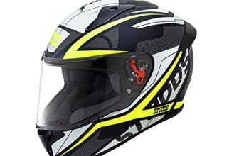 Studds Thunder Full Face Helmet D4 with Clear Visor (Matt Black N5, M)