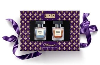 Engage Gift Set – Moments Luxury Perfume Gifts For Men, 100Ml, Long Lasting Smell Men Perfume, Best Birthday,Anniversary Gift Hamper By Itc, Eau De Parfum For Man, Travel Sized Combo, 50Ml X 2