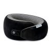 Billebon Memory Foam Neck Pillow with Cooling Gel, Snake Shape Travel Pillow with Snap Button, Neck Rest for Travelling & Flight Travel, Ergonomic Support for Comfort & Pain Relief (Black)