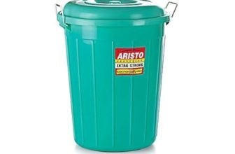 ARISTO Multipurpose Plastic Storage Bucket 50 Litre (Green), (45(D) x 53 CM)