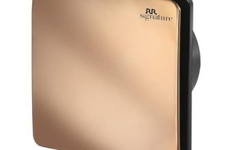 RR Signature Vento Fresh Luxura 150 mm Exhaust Fan For Kitchen, Bathroom | Silent, Compact Design, Easy Install | Thermal Fuse | High Speed 100% Powerful Copper Motor | 2 Year Warranty [Rose Gold]