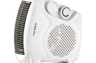 Bajaj Majesty Rx10 Room Heater For Home | 2 Heat Settings 1000W/2000 Watts | Triple Safety Assurance | Adjustable Thermostat | Two Way Installation | Heat Convector Room Heater | 2-Yr Warranty 【White】