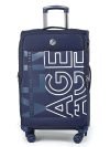 Verage V Lite – Nevada 20″/ 59 Cms Soft-Sided Cabin Size Carry-On Expandable Suitcase 8 Wheels Spinner Luggage Trolley Bag [Navy Blue]