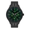 TIMEX Analog Watch for Man with Green Round Dial & Black Stainless Steel Bracelet Band Water Resistant Men’s Wrist Watches – TWEG184SMU12