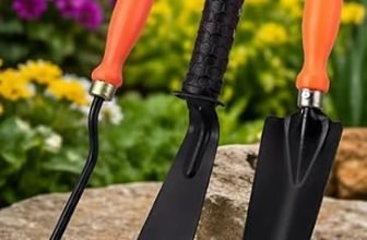 PLANETXERO 3-Piece Garden Tools Set – Small Trowel, 2-inch Khurpi & Weeder – Terrace Gardening Accessories, Farming Tool for Home and Agriculture Use(GTK)
