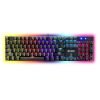 Ant Esports Scorpion MK30 Wired Mechanical Gaming Keyboard, RGB 104 Keys Ultra-Slim LED Backlit USB Wired Keyboard with Red Switch, Durable Abs Keycaps/Anti-Ghosting Keyboard for PC Mac Xbox Gamer