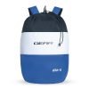 Gear Men/Women Voyager 15 Litre Casual Standard 2 Compartment Backpack/Daypack/Hiking Daypack/Drawstring Bag (Black-Blue), Multicolor
