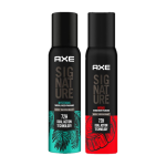 Axe Signature Mysterious And Intense Deodorant No Gas Body Perfume Body Spray  –  For Men(400 Ml, Pack Of 2)