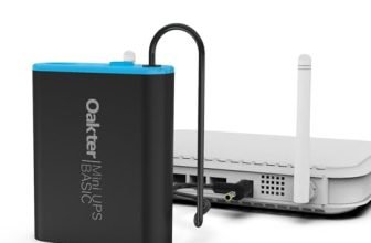 Oakter Mini UPS Basic for WiFi Router Broadband Modem | Supports 12V-2A Routers. Backup Upto 3 Hours | WiFi Router UPS Power Backup During Power Cuts| Current Surge & Deep Discharge Protection