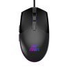 Ant Esports GM60 Wired Gaming Mouse, 3200 DPI Adjustable Optical Sensor, 6 Programmable Buttons, Multicolour LED Lighting, Ergonomic Design, USB Wired Mouse for PC/Laptop, Precision Gamer Mouse