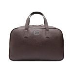 Alfred Classic Premium Duffle Bag, Featuring a Clean Pocket-Free Silhouette Brown